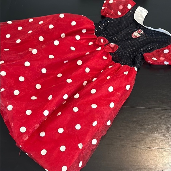 Disney Other - Disney Black and Silver Sparkle Minnie, mouse dress costume